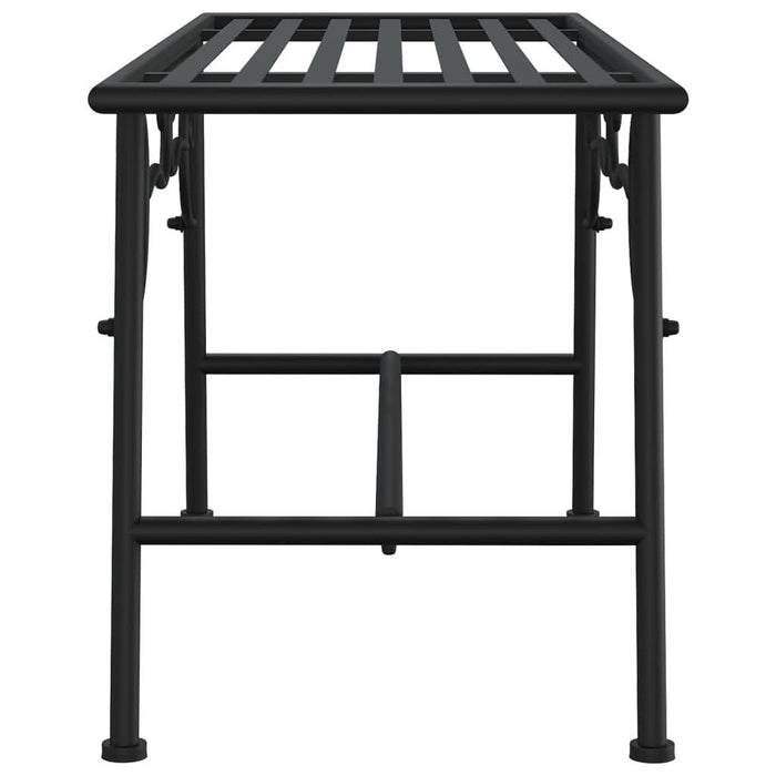 Bancă de copac, negru, 110 cm, oțel - WALTI WALTI