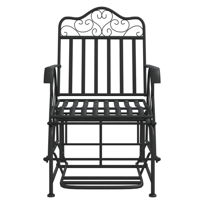 Bancă glisantă, negru, 61 cm, oțel - WALTI WALTI