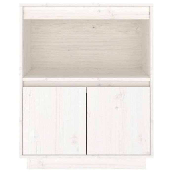 Servantă albă 60x34x75 cm din lemn masiv de pin - WALTI WALTI