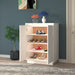 Pantofar, alb, 60x35x80 cm, lemn masiv de pin - WALTI WALTI