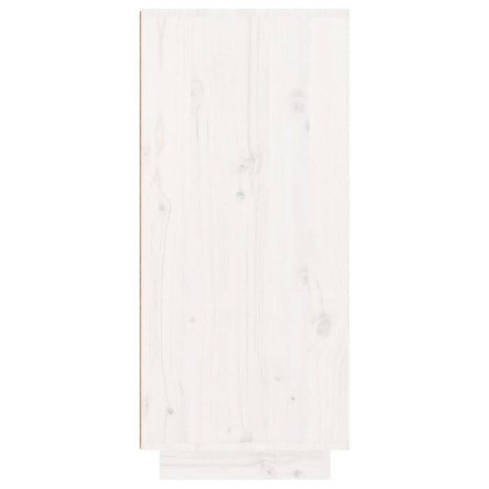 Pantofar, alb, 60x35x80 cm, lemn masiv de pin - WALTI WALTI