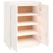 Pantofar, alb, 60x35x80 cm, lemn masiv de pin - WALTI WALTI