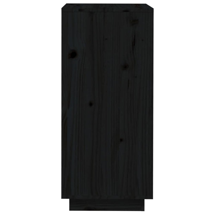 Pantofar, negru, 35x35x80 cm, lemn masiv de pin - WALTI WALTI