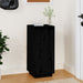 Pantofar, negru, 35x35x80 cm, lemn masiv de pin - WALTI WALTI