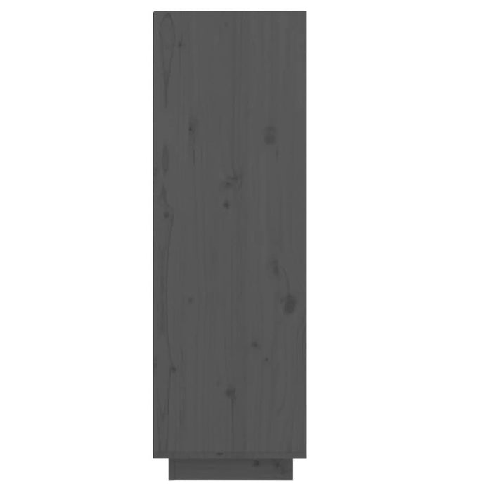 Pantofar, gri, 34x30x105 cm, lemn masiv de pin - WALTI WALTI