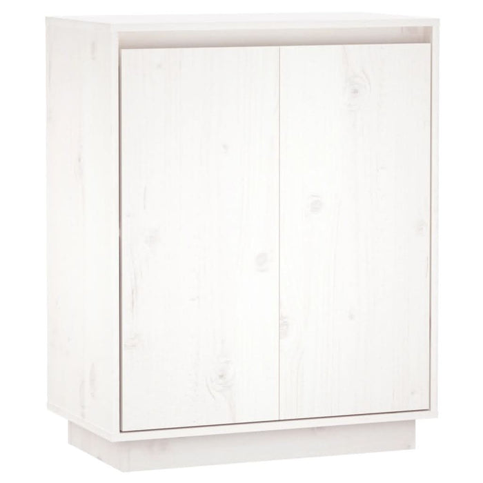Servantă albă 60x34x75 cm din lemn masiv de pin - WALTI WALTI