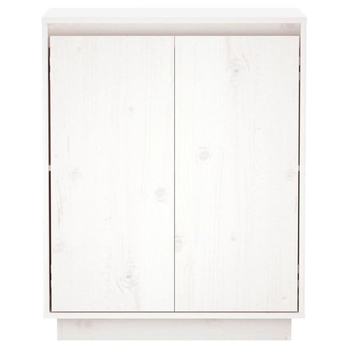 Servantă albă 60x34x75 cm din lemn masiv de pin - WALTI WALTI