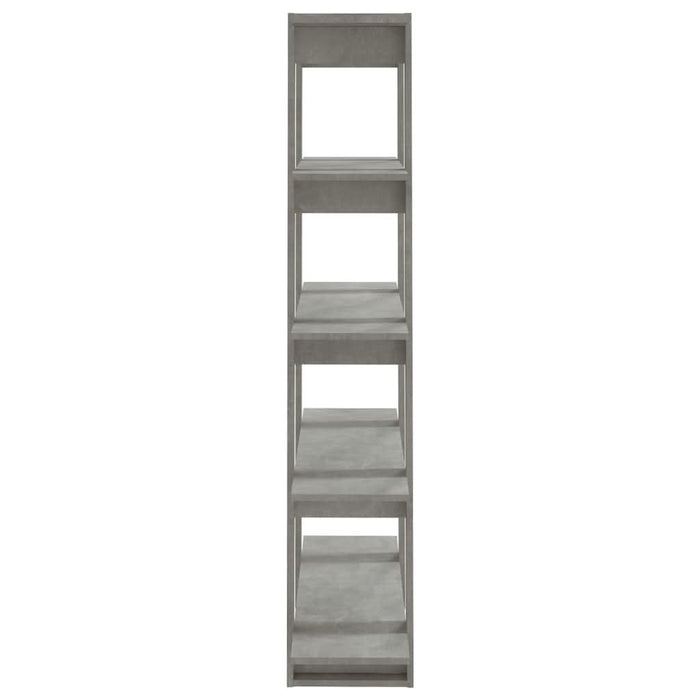 Bibliotecă/Separator cameră, gri beton, 100x30x160 cm - WALTI WALTI