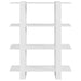 Bibliotecă/Separator cameră, alb, 100x30x123,5 cm - WALTI WALTI