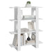 Bibliotecă/Separator cameră, alb, 100x30x123,5 cm - WALTI WALTI