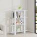 Bibliotecă/Separator cameră, alb, 100x30x123,5 cm - WALTI WALTI