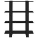 Bibliotecă/Separator cameră, negru, 100x30x123,5 cm - WALTI WALTI