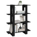 Bibliotecă/Separator cameră, negru, 100x30x123,5 cm - WALTI WALTI
