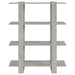 Bibliotecă/Separator cameră, gri beton, 100x30x123,5 cm - WALTI WALTI