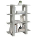 Bibliotecă/Separator cameră, gri beton, 100x30x123,5 cm - WALTI WALTI