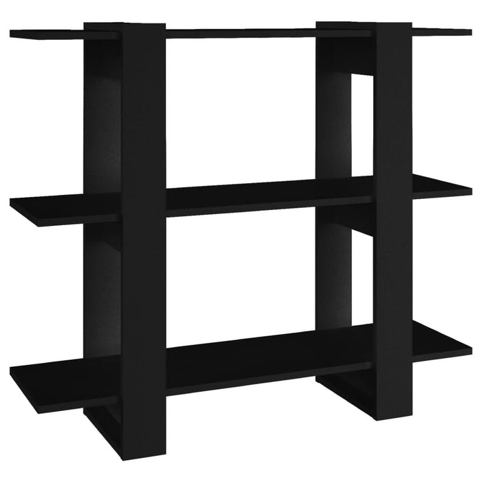 Bibliotecă/Separator cameră, negru, 100x30x87 cm - WALTI WALTI