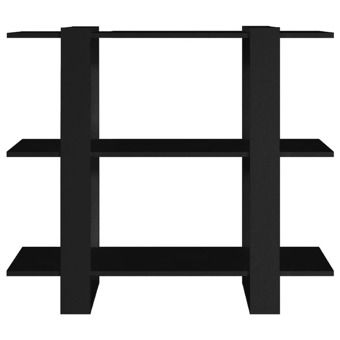 Bibliotecă/Separator cameră, negru, 100x30x87 cm - WALTI WALTI