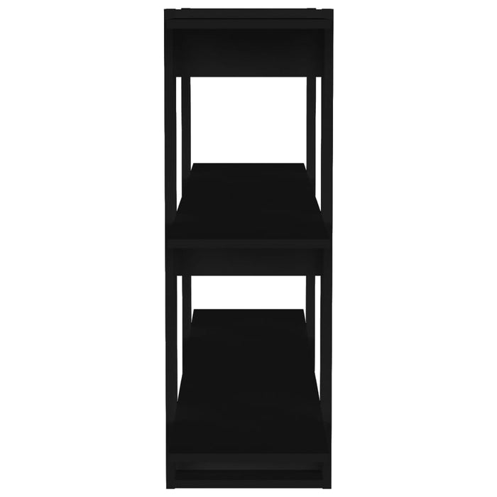 Bibliotecă/Separator cameră, negru, 100x30x87 cm - WALTI WALTI