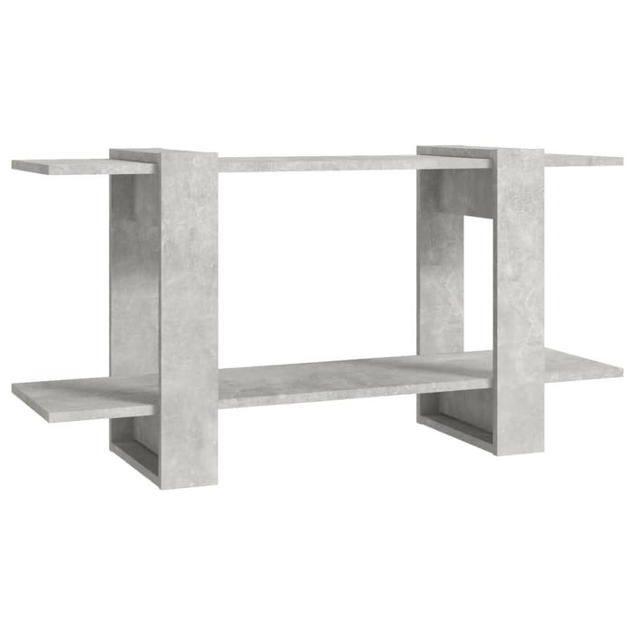 Bibliotecă, gri beton, 100x30x51 cm, lemn compozit - WALTI WALTI