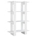Bibliotecă/Separator cameră, alb, 80x30x123,5 cm - WALTI WALTI