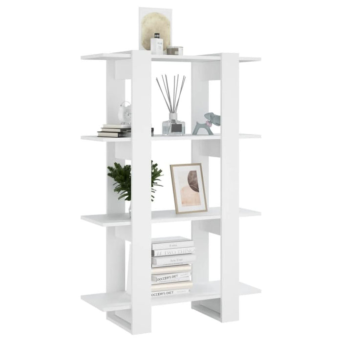 Bibliotecă/Separator cameră, alb, 80x30x123,5 cm - WALTI WALTI