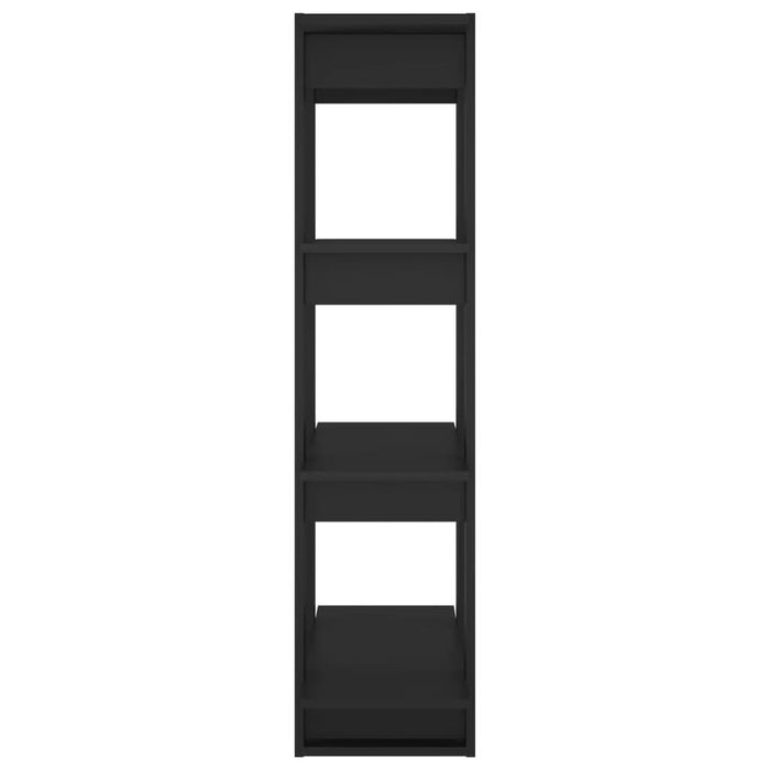 Bibliotecă/Separator cameră, negru, 80x30x123,5 cm - WALTI WALTI