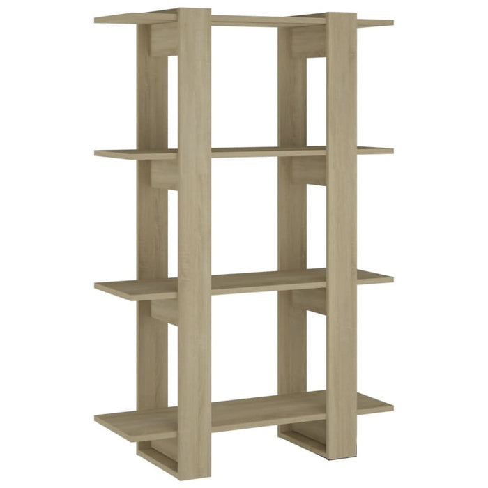 Bibliotecă/Separator cameră, stejar sonoma, 80x30x123,5 cm - WALTI WALTI