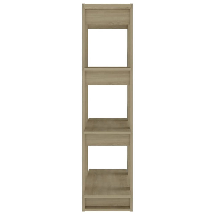 Bibliotecă/Separator cameră, stejar sonoma, 80x30x123,5 cm - WALTI WALTI