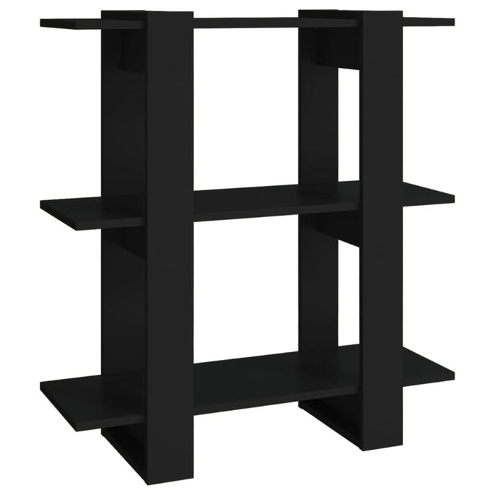 Bibliotecă/Separator cameră, negru, 80x30x87 cm - WALTI WALTI