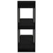 Bibliotecă/Separator cameră, negru, 80x30x87 cm - WALTI WALTI