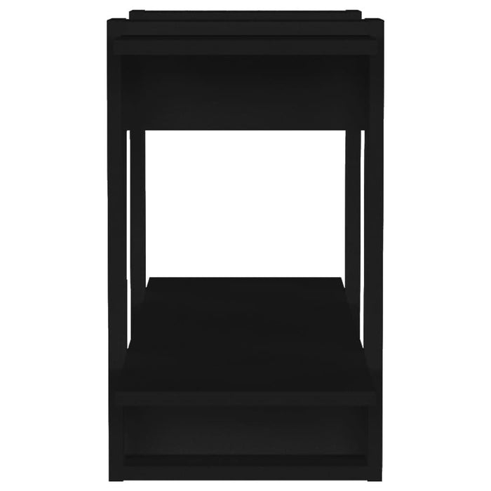 Bibliotecă/Separator cameră, negru, 80x30x51 cm - WALTI WALTI
