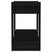 Bibliotecă/Separator cameră, negru, 80x30x51 cm - WALTI WALTI