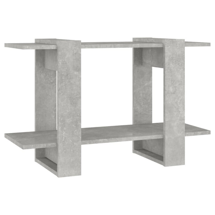Bibliotecă/Separator cameră, gri beton, 80x30x51 cm - WALTI WALTI