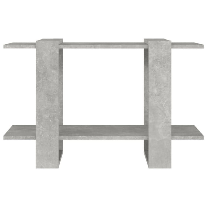 Bibliotecă/Separator cameră, gri beton, 80x30x51 cm - WALTI WALTI