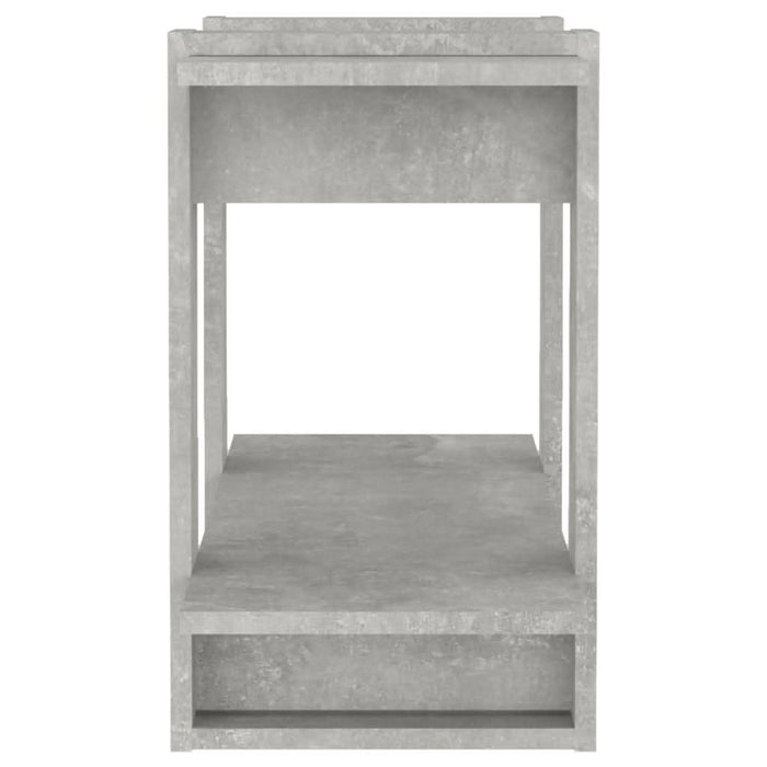 Bibliotecă/Separator cameră, gri beton, 80x30x51 cm - WALTI WALTI