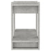 Bibliotecă/Separator cameră, gri beton, 80x30x51 cm - WALTI WALTI