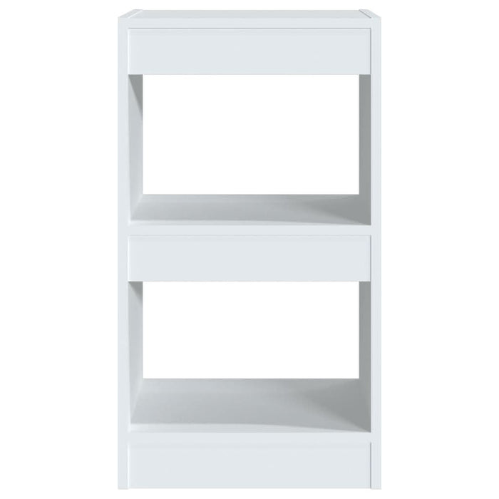 Bibliotecă/Separator cameră, alb, 40x30x72 cm - WALTI WALTI