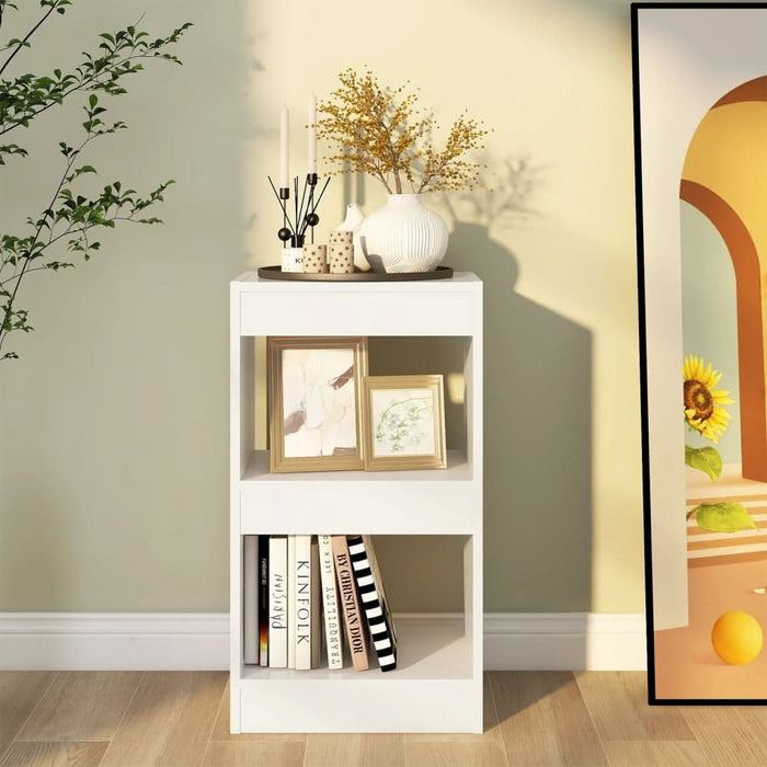Bibliotecă/Separator cameră, alb, 40x30x72 cm - WALTI WALTI