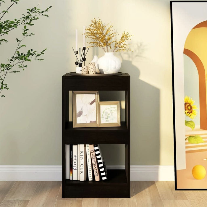 Bibliotecă/Separator cameră, negru, 40x30x72 cm - WALTI WALTI