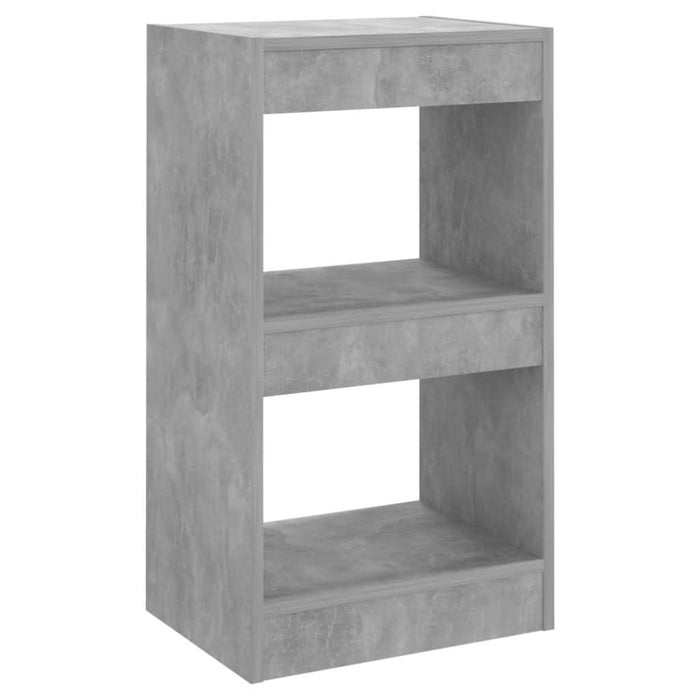 Bibliotecă/Separator cameră, gri beton, 40x30x72 cm - WALTI WALTI