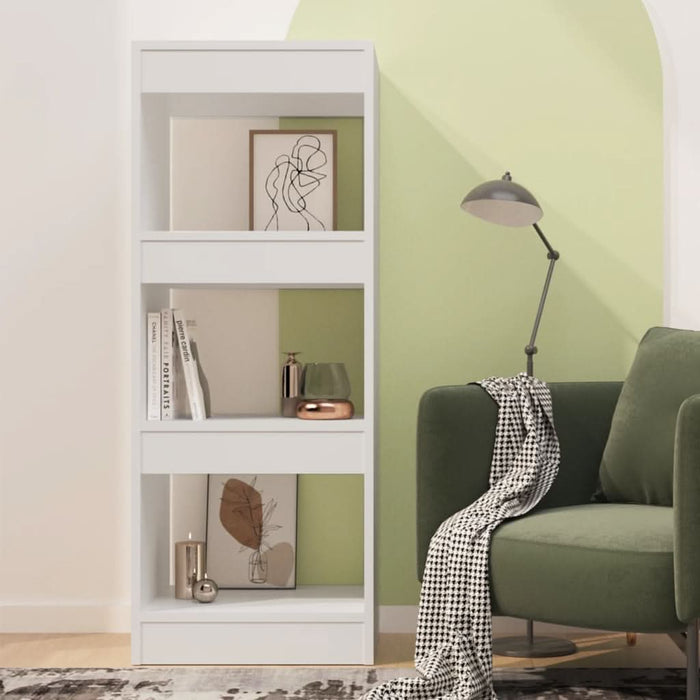 Bibliotecă/Separator cameră, alb, 40x30x103 cm, PAL - WALTI WALTI