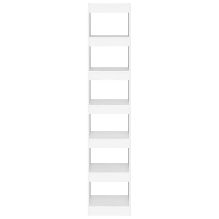 Bibliotecă/Separator cameră, alb, 40x30x198 cm - WALTI WALTI