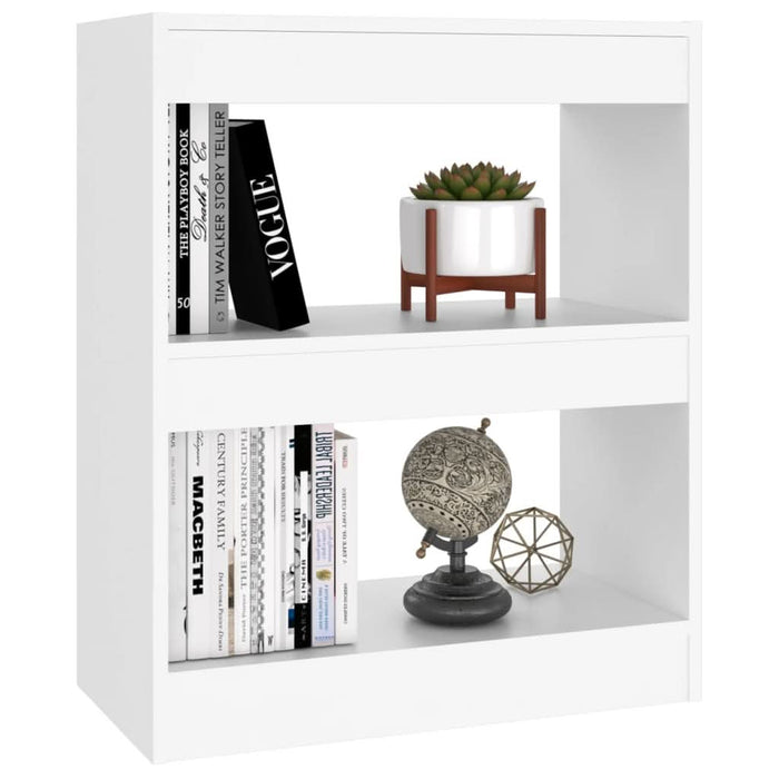 Bibliotecă/Separator cameră, alb, 60x30x72 cm - WALTI WALTI
