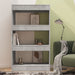 Bibliotecă/Separator cameră, gri beton, 60x30x103 cm, PAL - WALTI WALTI