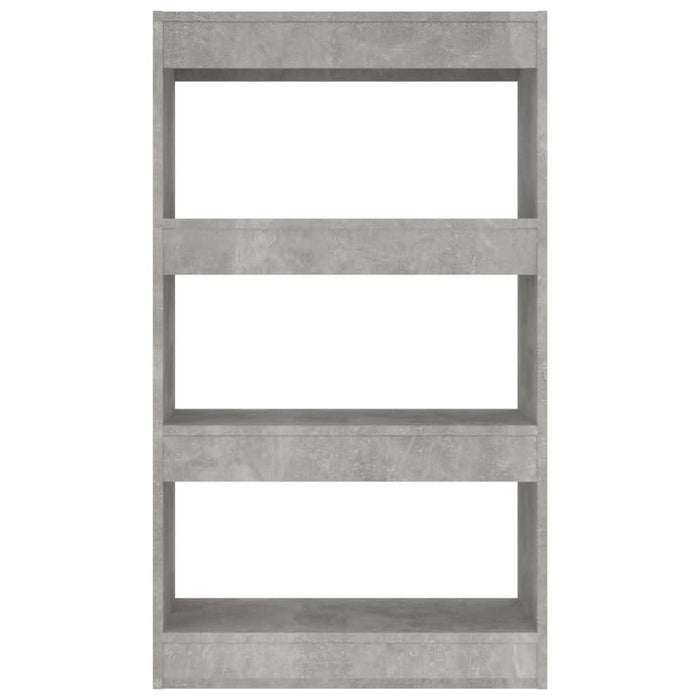 Bibliotecă/Separator cameră, gri beton, 60x30x103 cm, PAL - WALTI WALTI