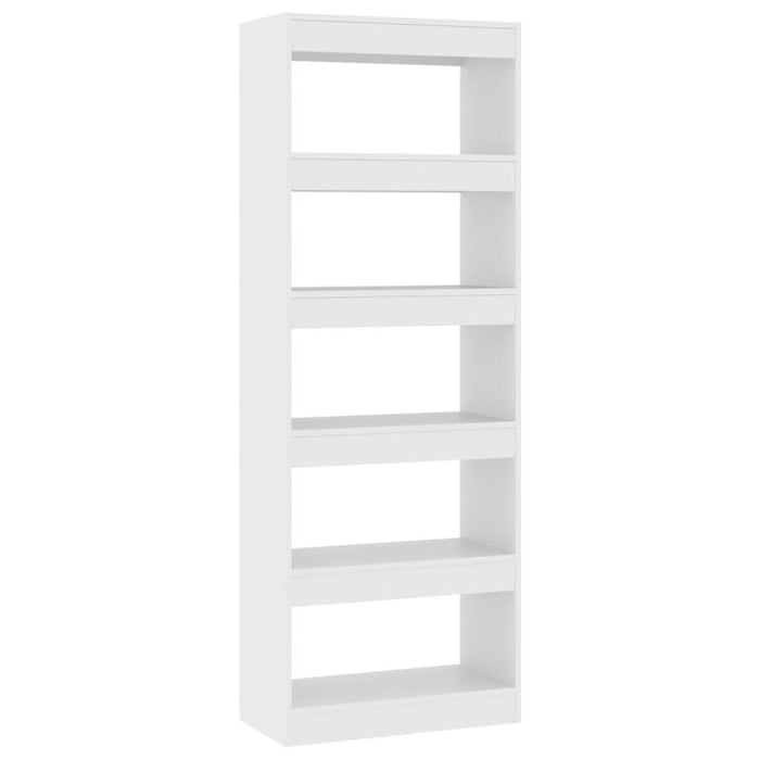 Bibliotecă/Separator cameră, alb, 60x30x166 cm, PAL - WALTI WALTI