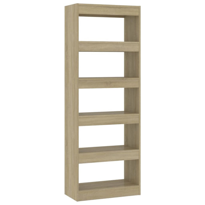 Bibliotecă/Separator cameră, stejar sonoma, 60x30x166 cm, PAL - WALTI WALTI