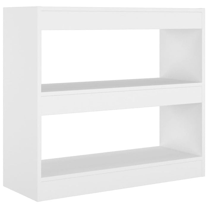 Bibliotecă/Separator cameră, alb, 80x30x72 cm - WALTI WALTI