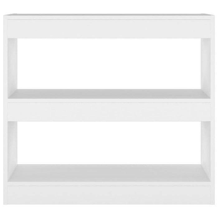 Bibliotecă/Separator cameră, alb, 80x30x72 cm - WALTI WALTI