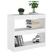 Bibliotecă/Separator cameră, alb, 80x30x72 cm - WALTI WALTI